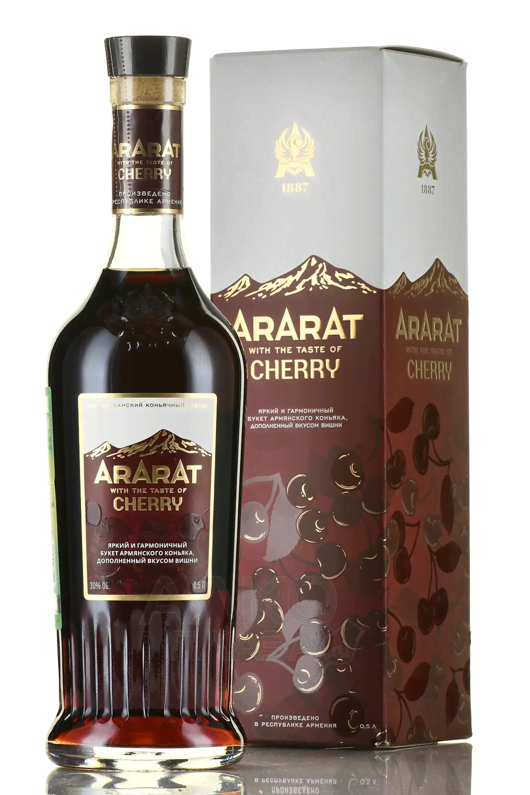 Коньяк Арарат со вкусом вишни 0.5 л в п/у-0