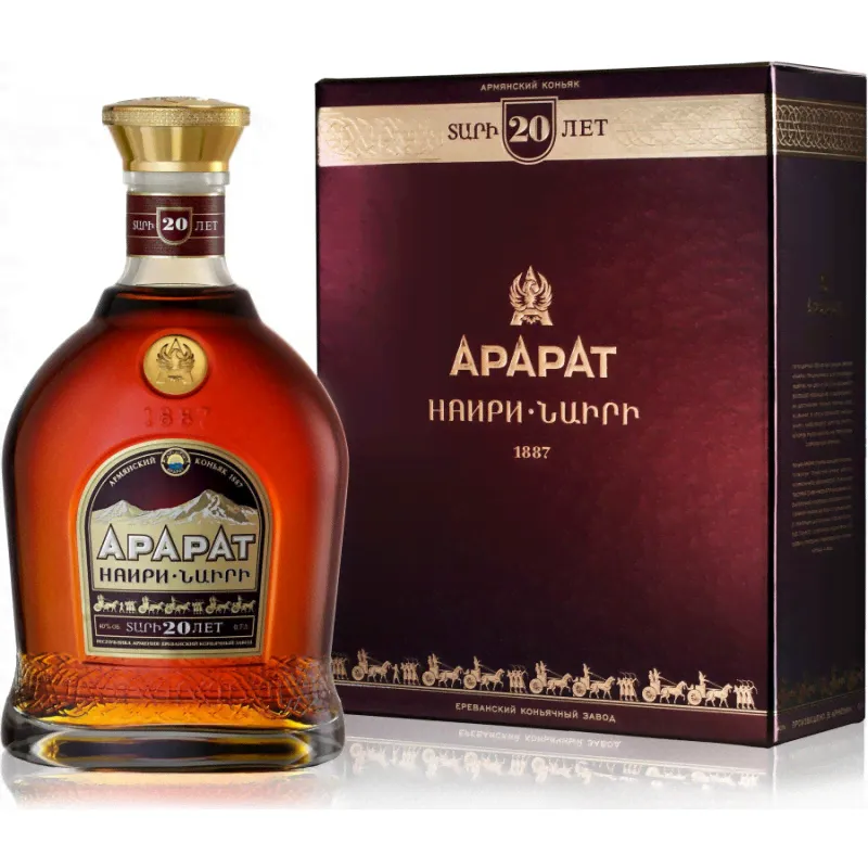 Коньяк Арарат Наири, в подарочной коробке, 0.7 л-0