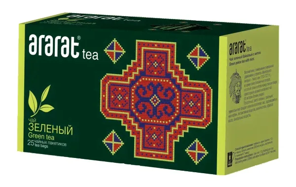Чай Зеленый Арарат Байховый с Мятой