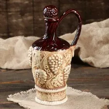 Штоф с рюмками "Арарат" шамот, 5 предметов, 0,9 л