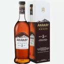Коньяк Арарат Пять звёзд в подарочной упаковке 40 % алк., Армения, 0,5 л