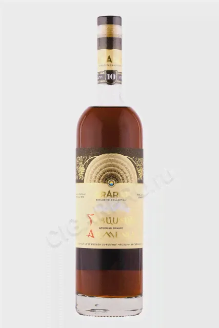 Ararat Armenia 10 Years Old Коньяк Арарат Армения 10 лет 0.75л в подарочной упаковке-4