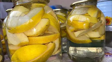 Вкуснее ничего не пил!!!Компот из Айвы и Лимона по Узбекски!!!Узбекистан!!!
