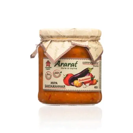 ИКРА БАКЛАЖАННАЯ ДОМАШНЯЯ АРАРАТ 460 ГР.-0