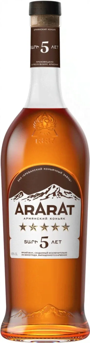 Коньяк "Арарат" 5 звезд, 1 л-0