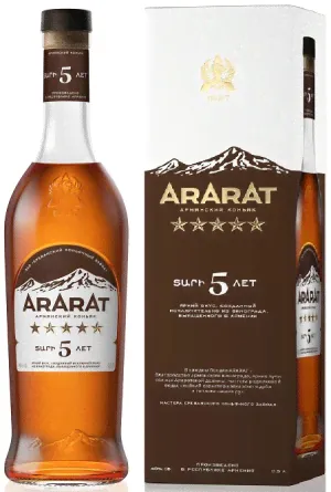 Коньяк армянский Арарат 5 лет 0,5л п/у