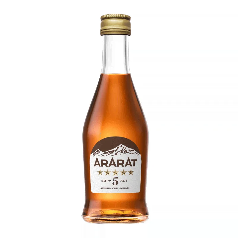 Коньяк армянский "АРАРАТ" 5 звездочек 0,05л 40%-0