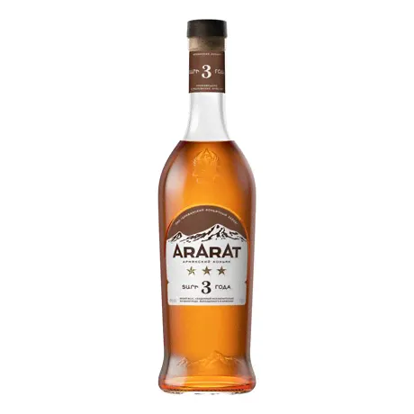 Коньяк Арарат 3 звезды, 0.5л-0